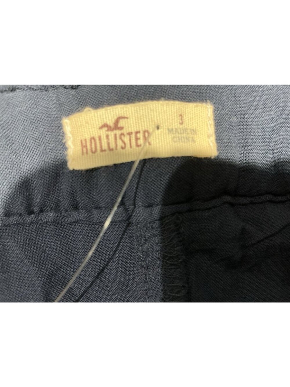 Hollister Size 3 Juniors Skirt Navy Lace Mini Zip Closure NWT - Picture 7 of 11